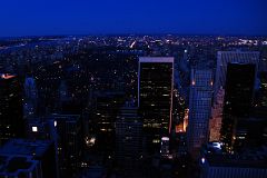 New York City Top Of The Rock 19 North, Central Park, Solow Building, Trump Tower After Sunset